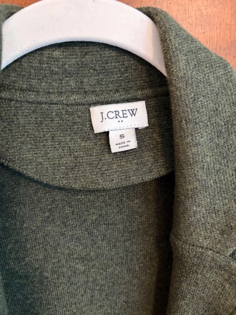 Jcrew long sweater blazer